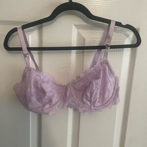 Aerie Lavender Lace Underwire Bralette